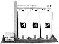 Plastruct 3025 O 1/8" x 7" x 16" Silo and Grain Elevator Kit