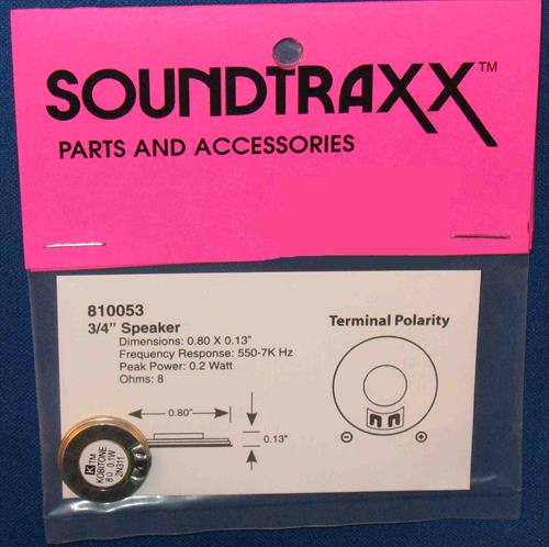 SoundTraxx 810053 3/4" Diameter 8 Ohm Speaker