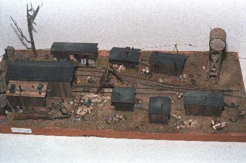 JV Models 1018 N Scale Boyd Logging Camp