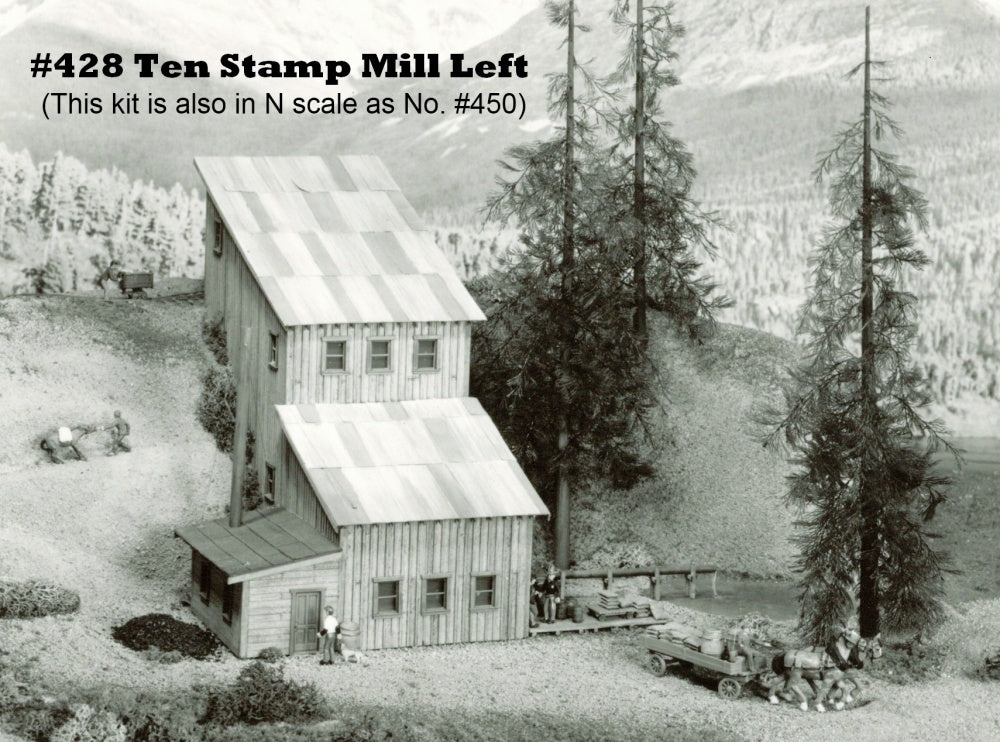 Campbell Scale Models 450 N Ten Stamp Mill Building Kit