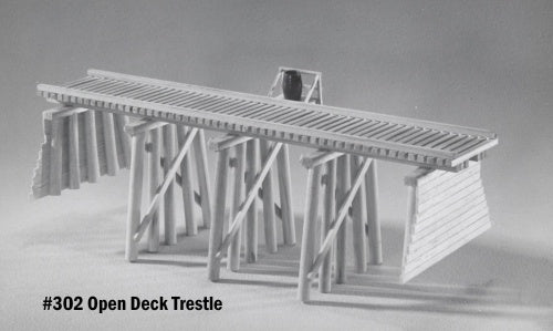 Campbell Scale Models 302 HO 50' Open Deck Pile Trestle