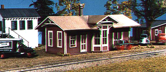 American Model Builders 138 HO Springfield Depot Laser Art Building Kit