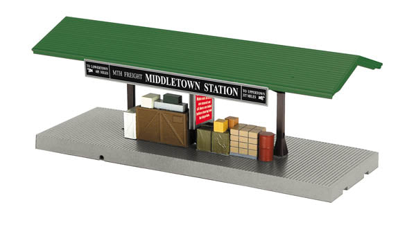 MTH 30-9184 O Middletown Station Operating Freight Platform – Trainz