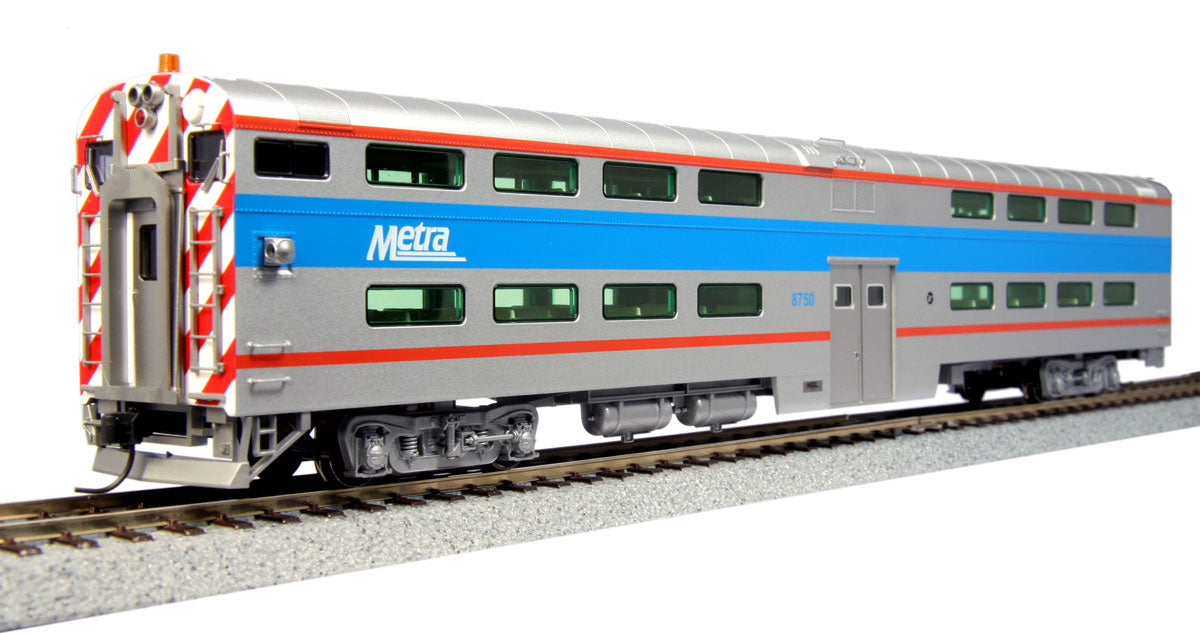 Kato 35-6025 HO Chicago Metra Bi-Level Cab-Coach #8750