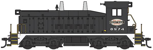 Walthers 920-80157 N Scale New York Central EMD SW9/1200 Diesel Switcher