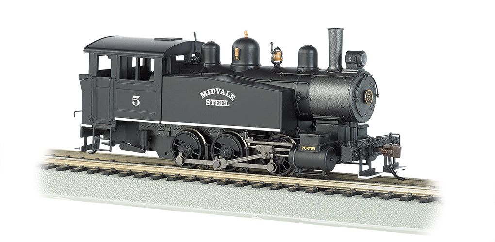 Bachmann 52102 HO Midvale Steel Porter 0-6-0T Side Tank Steam Loco w/DCC #5