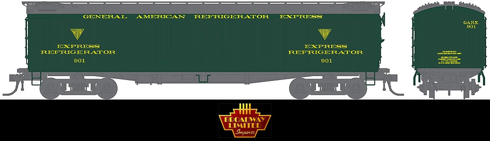 Broadway Limited 1828 HO General American Railway Express 53'6" Express Reefer