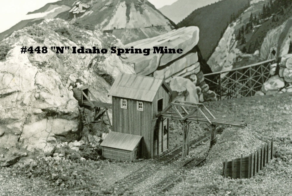 Campbell Scale Models 448 N Scale Idaho Springs Mine Building Kit