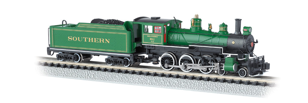 Bachmann 51458 N Scale Southern 4-6-0 Steam Locomotive & Tender #1012 with DCC