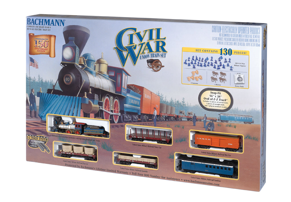 Bachmann 00708 Union Army 150th Anniversary Old-Time HO Gauge Steam Train Set