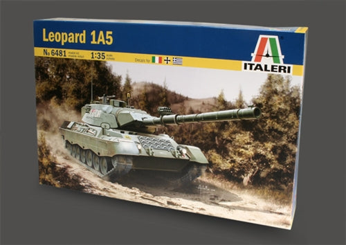 Italeri 6481 1:35 German Leopard 1A5 Medium Military Tank Model Kit