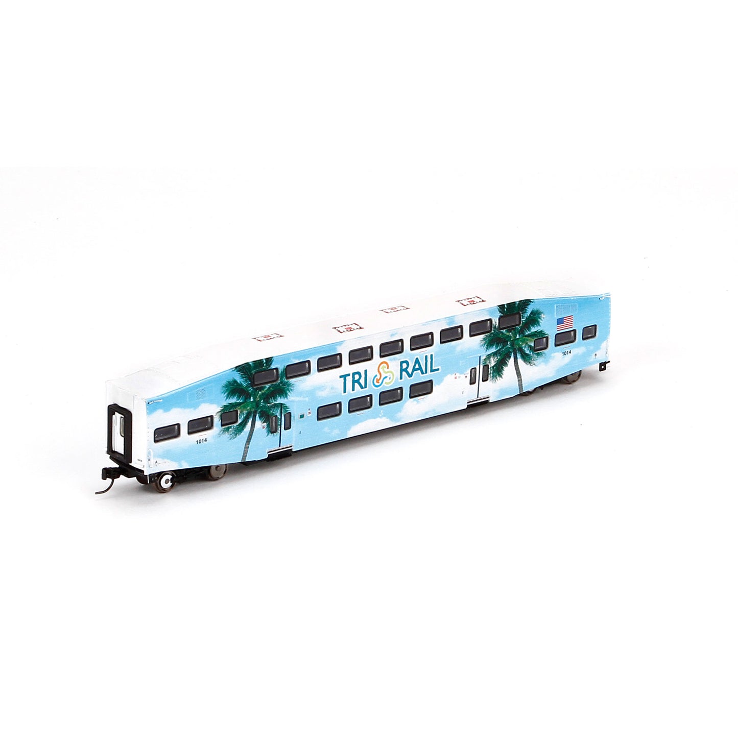 Athearn 24428 N TRIRL Bombardier Coach #1014