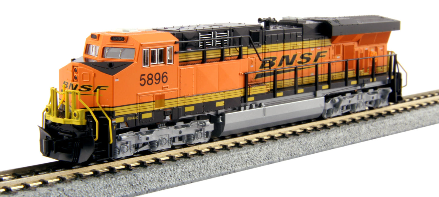 Kato 176-8917 N Scale BNSF "Swoosh" GE ES44AC Diesel Locomotive #5896