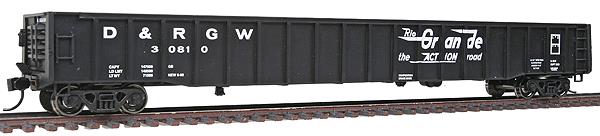 Walthers 920-105403 HO Scale D&RGW 65' Thrall Mill Gondola #30810