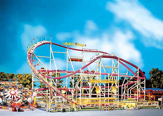 Faller 140451 HO Big Dipper Roller Coaster Motorized Building Kit