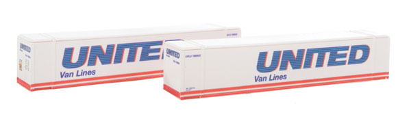 Con-Cor 448018 N United Van Lines 48' Container #2 (Pack of 2)