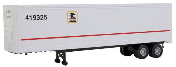 Walthers 949-2311 HO Assembled United States Mail 40' Trailer (Set of 2)