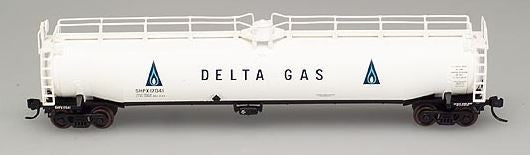 Atlas 37151 N Scale Delta Gas 33,000 Gallon Tankcar #1