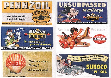 JL Innov - Vintage Gas Station Signs - Standard Oil 1930s-50s pkg