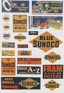 JL Innov - Vintage Gas Station Signs - Standard Oil 1930s-50s pkg