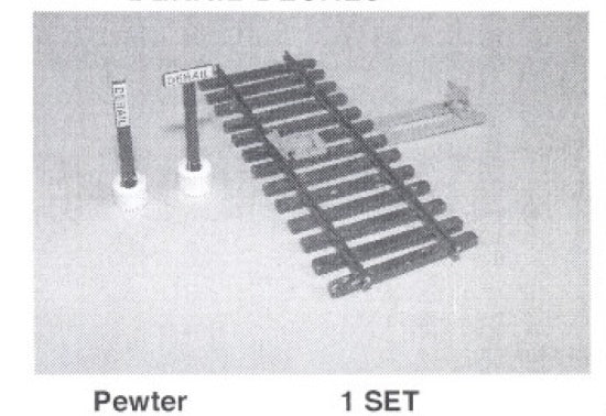 Details West 925 HO Track Derail w/Two Styles of Posts Ties Stand Decals Set