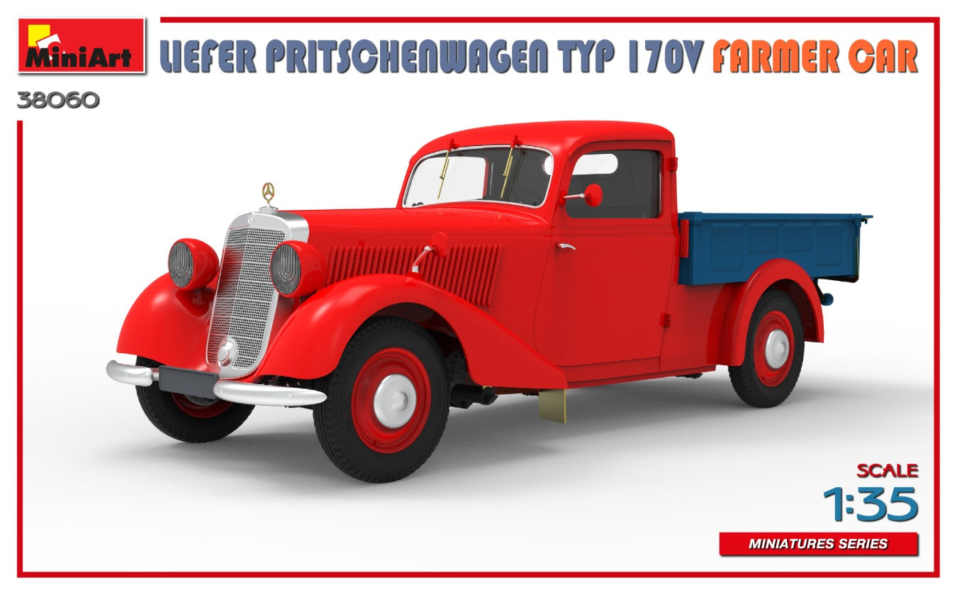 MiniArt 38060 1:35 Liefer Pritschenwagen Typ 170V Famer Car