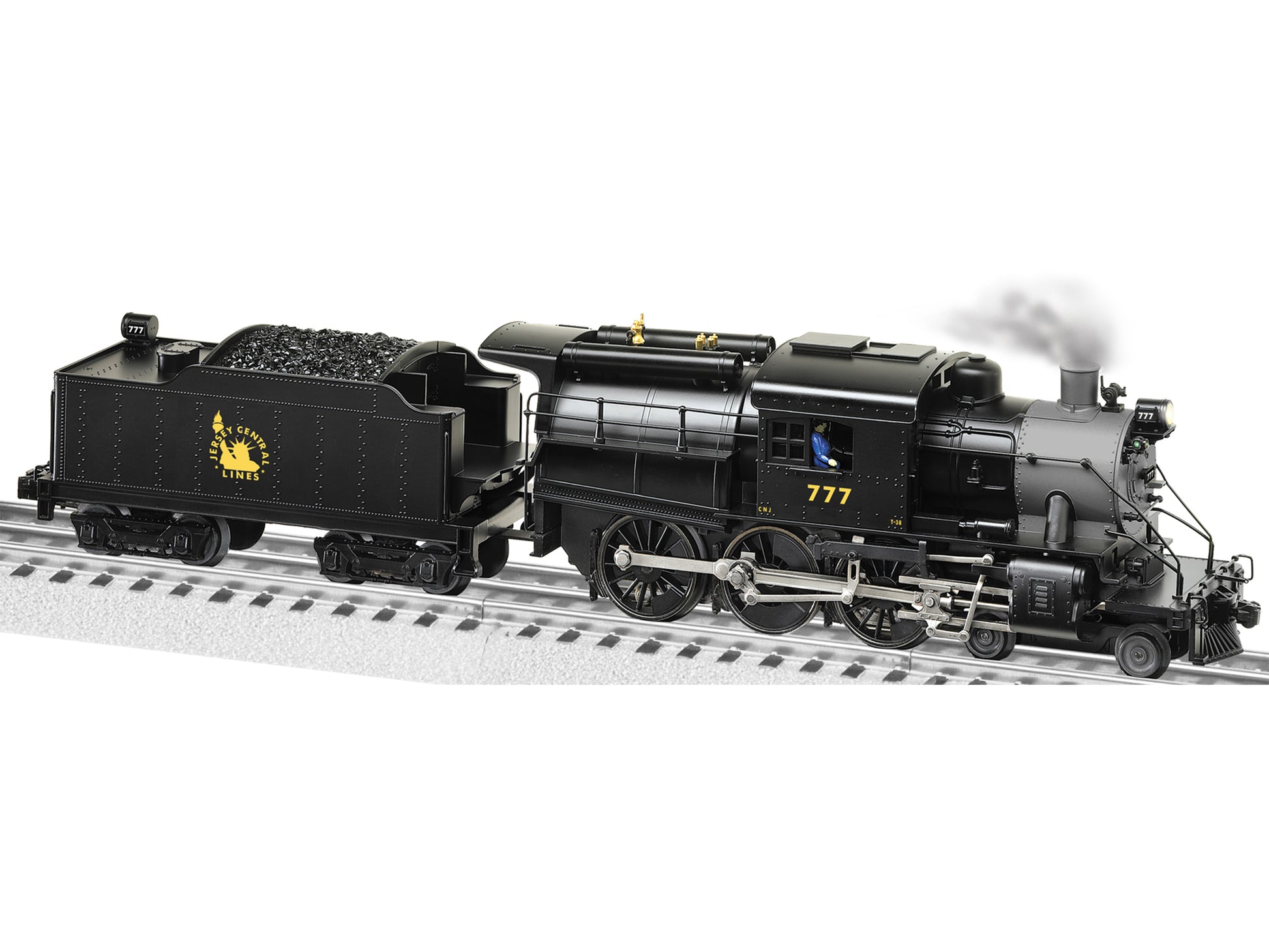 Lionel 6-82414 O Central of New Jersey LionChief Plus Camelback Steam ...