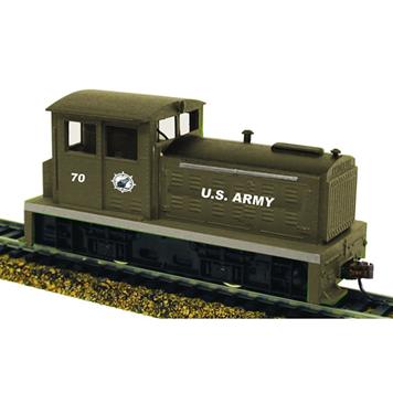 Model Power 96681 HO United States Army DDT Plymouth Diesel Locomotive #70