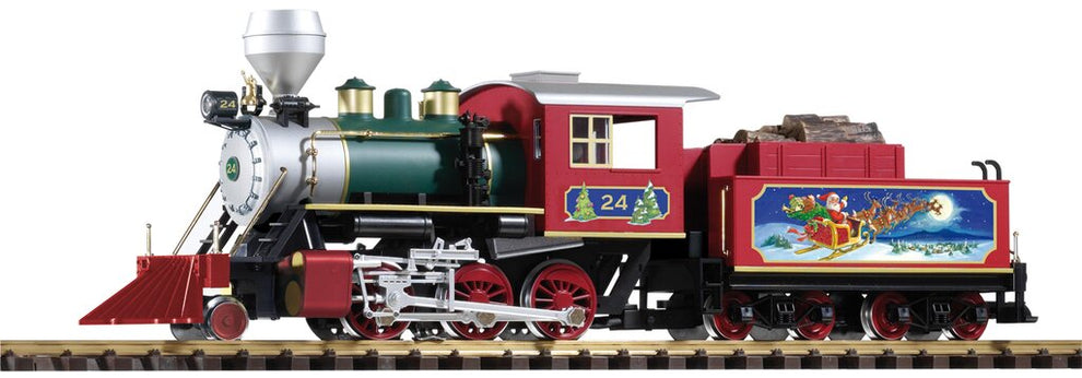 Piko 38230 G Scale North Pole Express Mogul Steam Locomotive #24 – Trainz