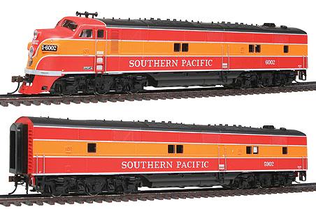 Broadway Limited 2370 HO Southern Pacific EMD E7 Powered A-Unpowered B #6002