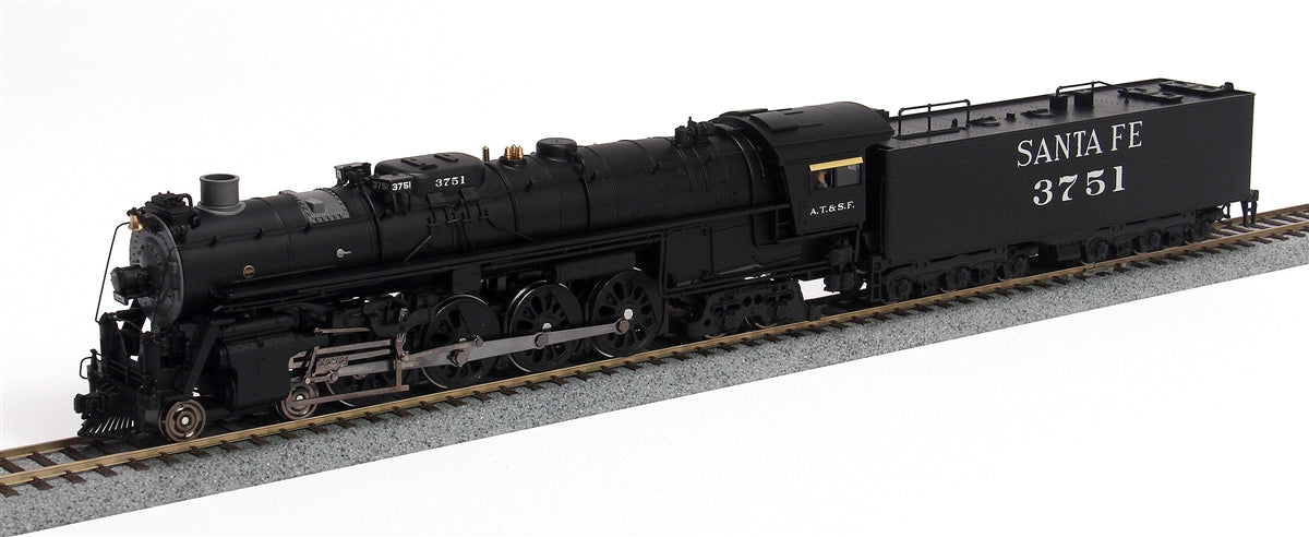 Broadway Limited 2512 HO Santa Fe 4-8-4 Northern Paragon2™ #3751 – Trainz