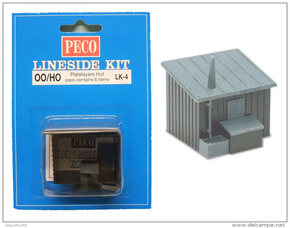 Peco LK-4 HO Platelayer's Hut Building Kit