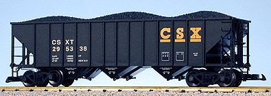 USA Trains R14011 G CSX 3-Bay Coal Hopper #295341