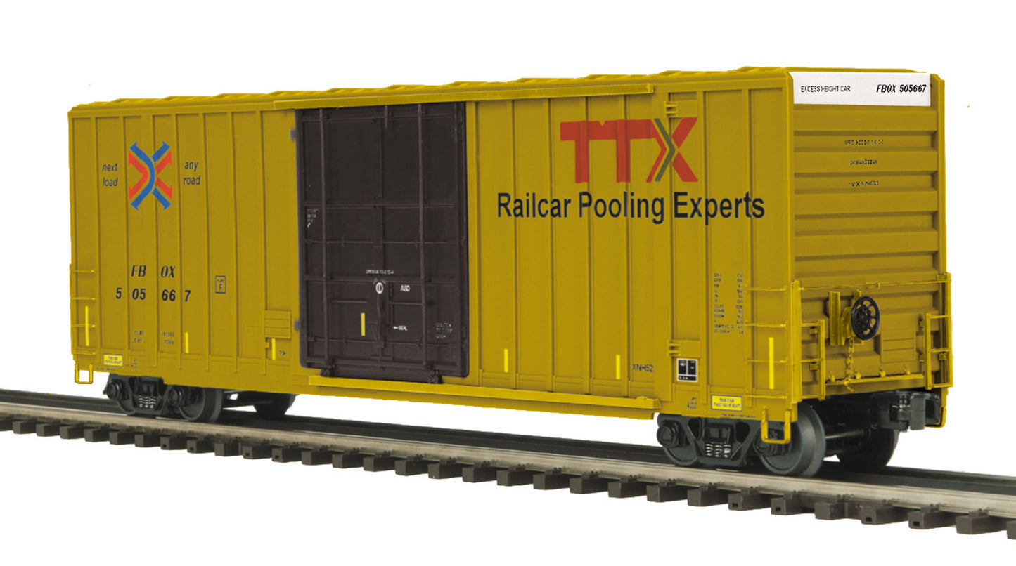 MTH 20-93649 O TTX 50' High-Cube Boxcar #505667