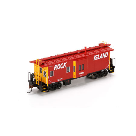 Athearn 75008 HO Rock Island Bay Window Caboose #17210