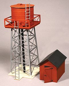 American Model Builders 473 Laser Art Water Tank with Pump House O Scale Kit