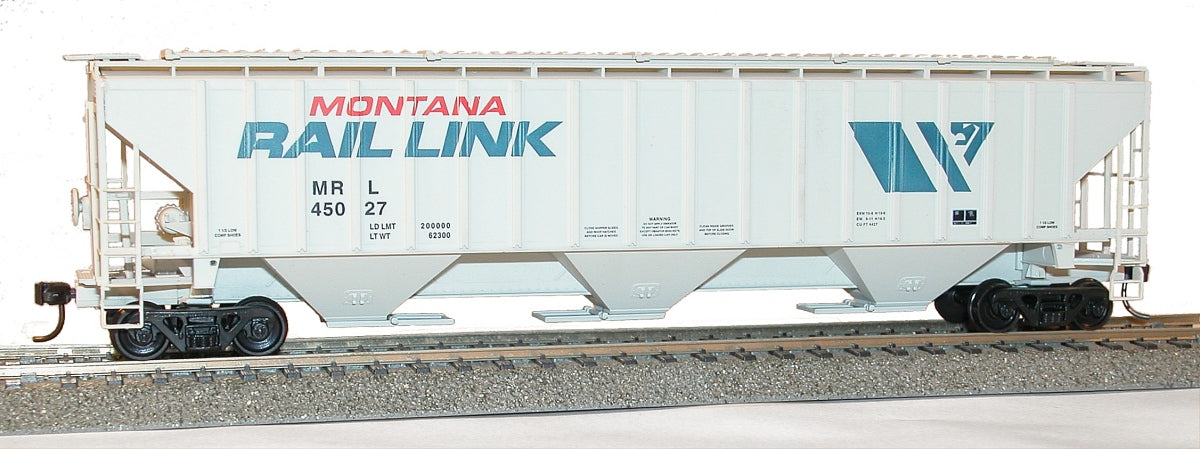 Accurail 6514 HO Montana Rail Link Pullman Standard 4750 3-Bay Covered Hopper