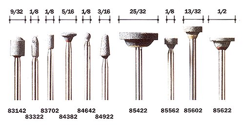 Dremel 85622 Silicon Carbide Grinding Stone Point 1/2