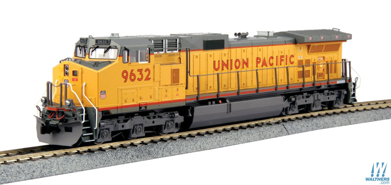 Kato 37-6632 HO Union Pacific GE C44-9W Diesel Loco Standard DC #9632 –  Trainz