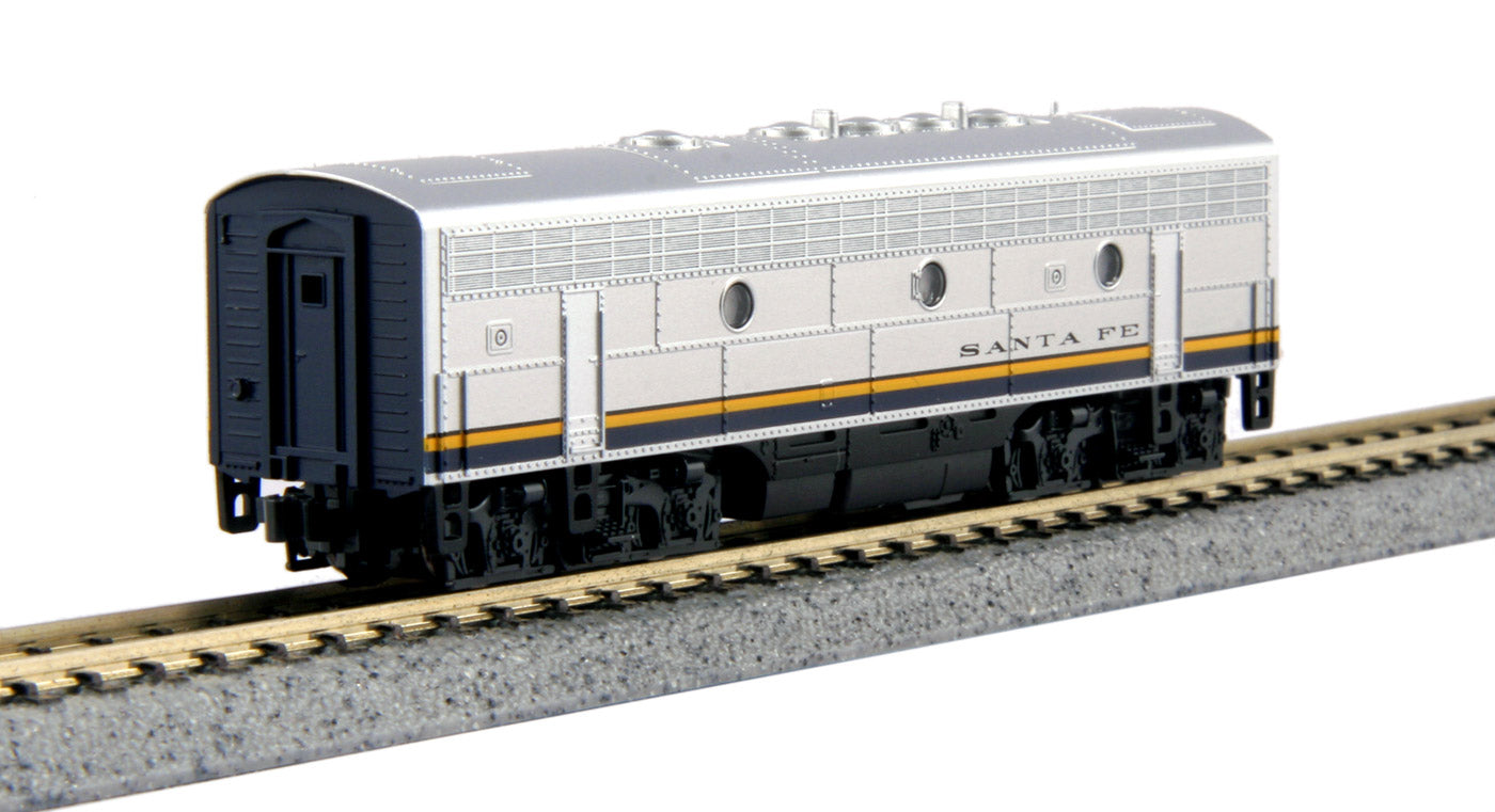 Kato 176-2213 N Santa Fe EMD F7B Blue Bonnet Powered B Unit