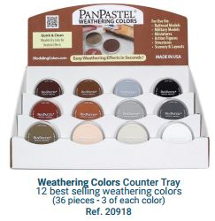 Panpastel 20918 Weathering Colors Counter Display