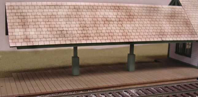 B.T.S. 17401 O Flagstop Covered Station Platform Laser-Cut Building Ki ...