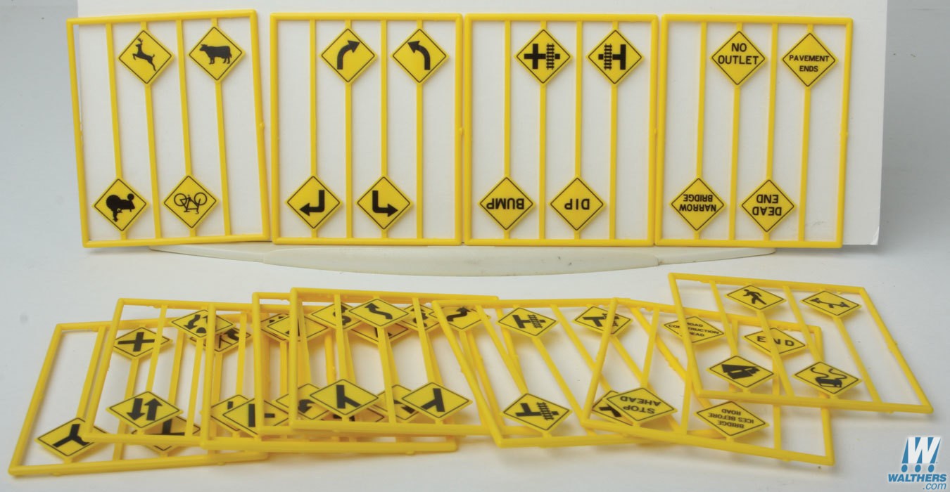 Tichy 2078 O Assorted Warning Signs (Set of 48)