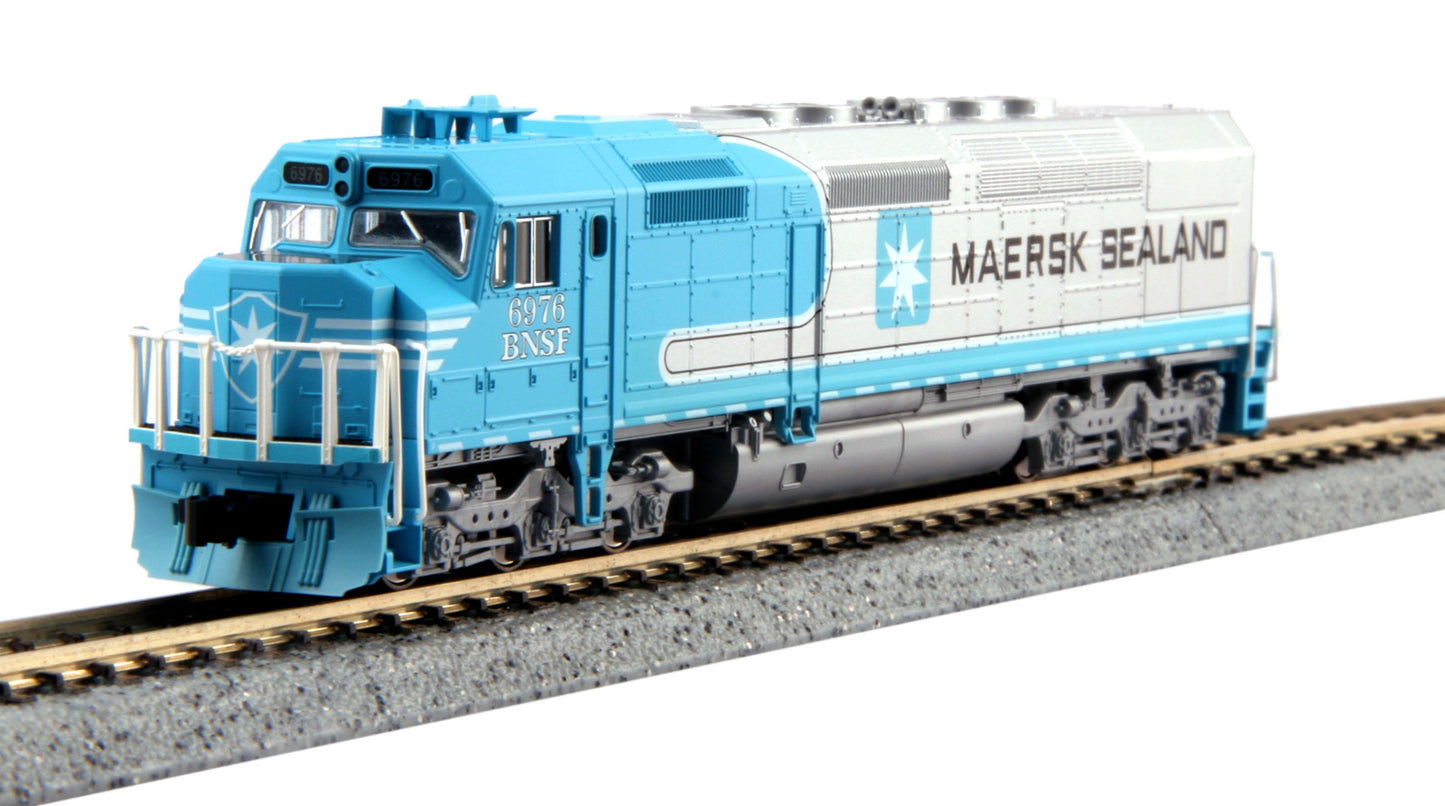 Kato 176-9241 N BNSF Maersk EMD SDP40F Type IVb Diesel Locomotive #6976