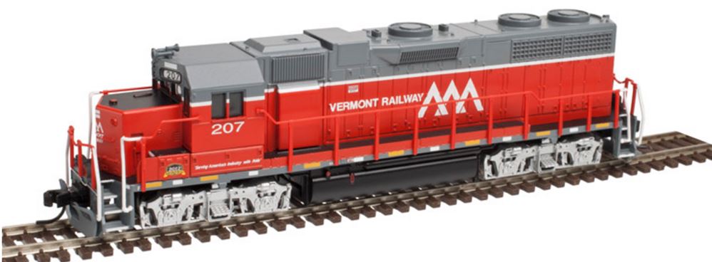 Atlas 40002755 N Vermont EMD GP38 Low Nose Diesel Locomotive with DB/DCC #207