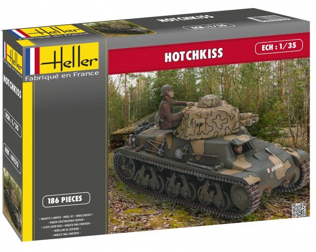 Heller 81132 1:35 Hotchkiss Military Tank Model Kit