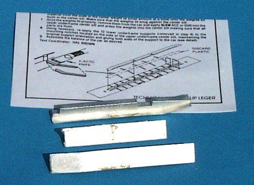 A-Line 13201 HO Weight Set - Center Sill Kit