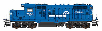 InterMountain 49807 HO Conrail Paducah GP10 - Standard DC (blue, white)