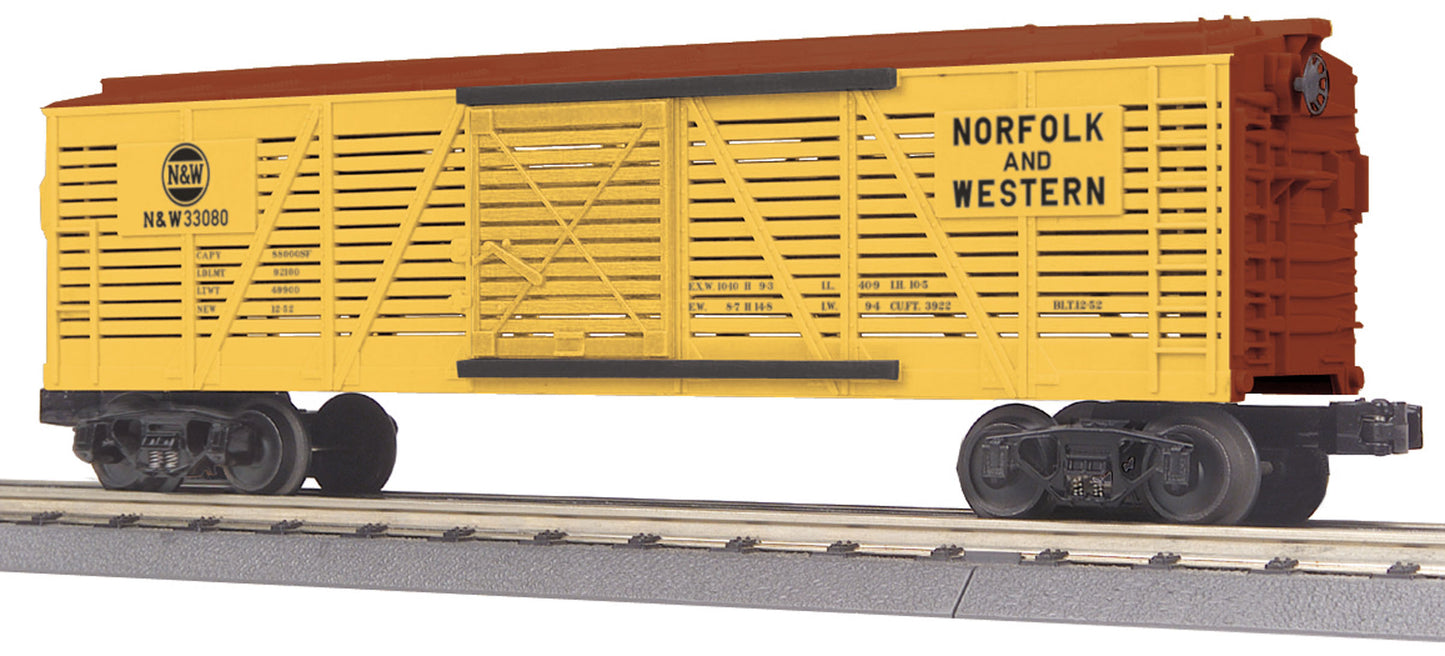 MTH 30-7196 O Norfollk & Western RailKing Stock Car