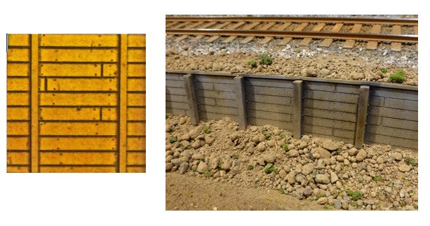 Chooch 8610 .10' Timber Retaining Wall